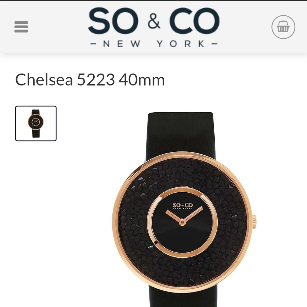 Brand-new So&Co watch Chelsea 5223 40mm